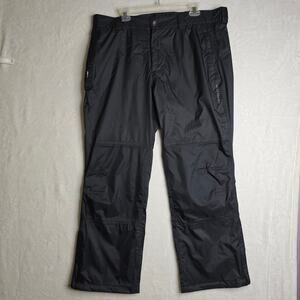 Helly Hansen M's XL Black HellyTech Packable Waterproof Trekking Pants. Sm Flaw!
